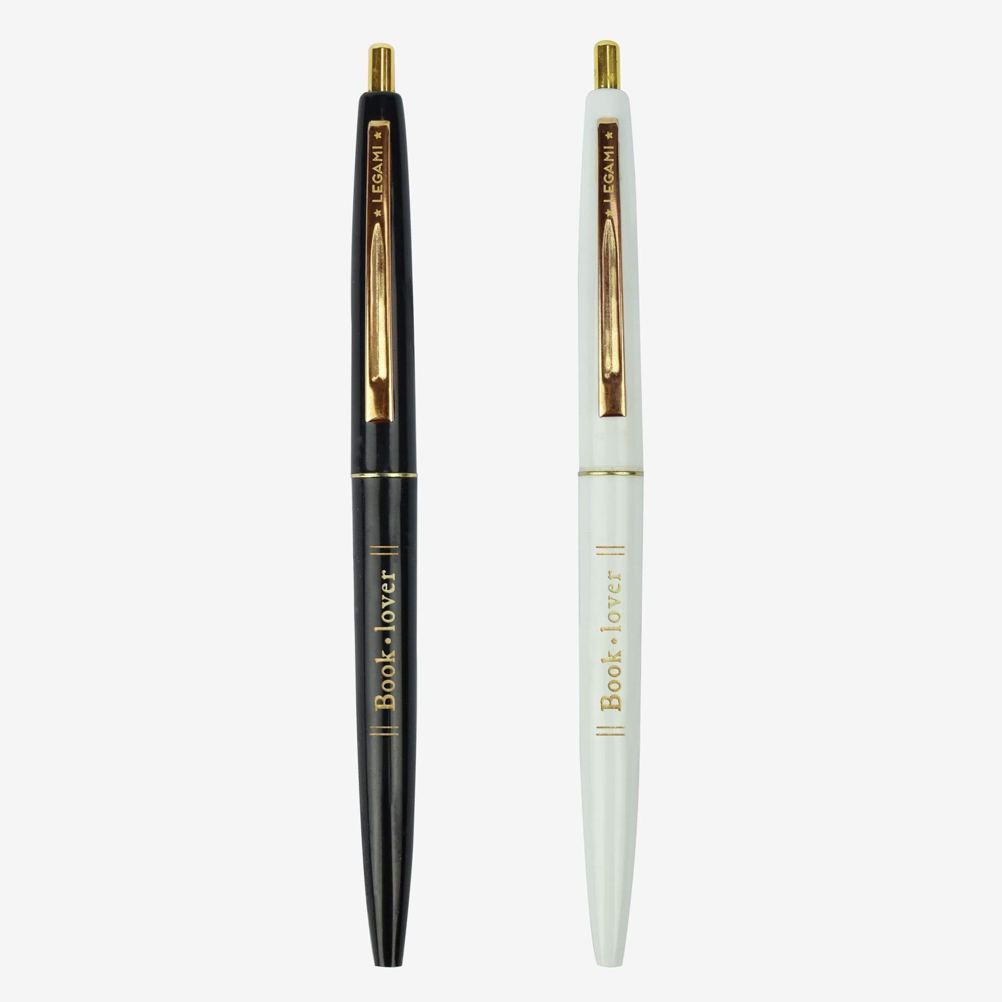 Booklover - Set de 2 stylos à bille Legami